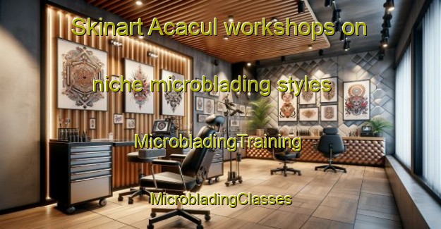 Skinart Acacul workshops on niche microblading styles | #MicrobladingTraining #MicrobladingClasses #SkinartTraining-Mexico