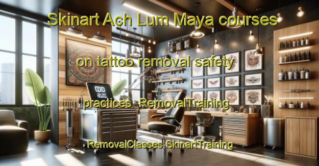 Skinart Ach Lum Maya courses on tattoo removal safety practices | #RemovalTraining #RemovalClasses #SkinartTraining-Mexico