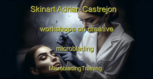 Skinart Adrian Castrejon workshops on creative microblading | #MicrobladingTraining #MicrobladingClasses #SkinartTraining-Mexico