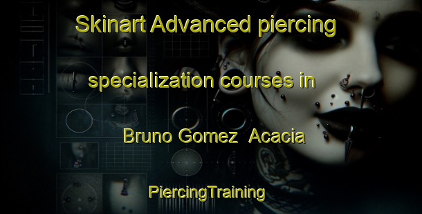 Skinart Advanced piercing specialization courses in Bruno Gomez  Acacia | #PiercingTraining #PiercingClasses #SkinartTraining-Mexico