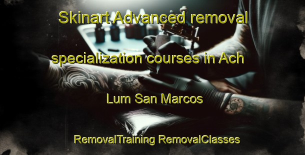 Skinart Advanced removal specialization courses in Ach Lum San Marcos | #RemovalTraining #RemovalClasses #SkinartTraining-Mexico