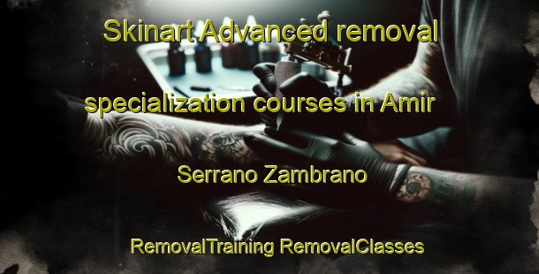 Skinart Advanced removal specialization courses in Amir Serrano Zambrano | #RemovalTraining #RemovalClasses #SkinartTraining-Mexico