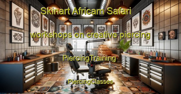 Skinart Africam Safari workshops on creative piercing | #PiercingTraining #PiercingClasses #SkinartTraining-Mexico