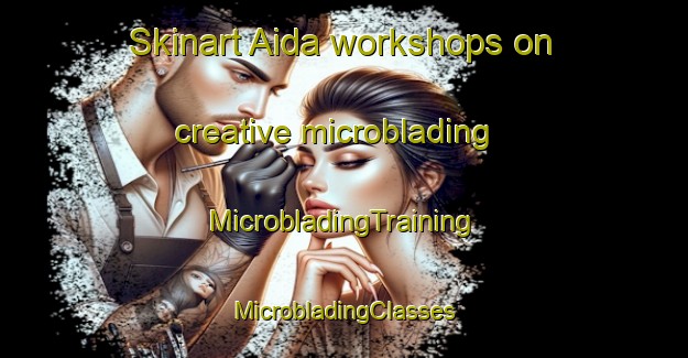 Skinart Aida workshops on creative microblading | #MicrobladingTraining #MicrobladingClasses #SkinartTraining-Mexico