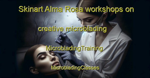 Skinart Alma Rosa workshops on creative microblading | #MicrobladingTraining #MicrobladingClasses #SkinartTraining-Mexico