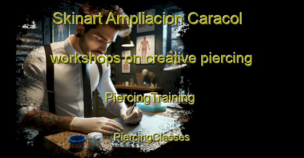 Skinart Ampliacion Caracol workshops on creative piercing | #PiercingTraining #PiercingClasses #SkinartTraining-Mexico