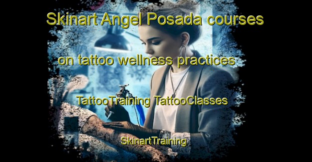 Skinart Angel Posada courses on tattoo wellness practices | #TattooTraining #TattooClasses #SkinartTraining-Mexico