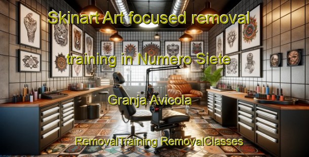 Skinart Art-focused removal training in Numero Siete  Granja Avicola | #RemovalTraining #RemovalClasses #SkinartTraining-Mexico