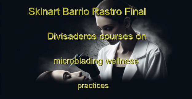 Skinart Barrio Rastro Final  Divisaderos courses on microblading wellness practices | #MicrobladingTraining #MicrobladingClasses #SkinartTraining-Mexico