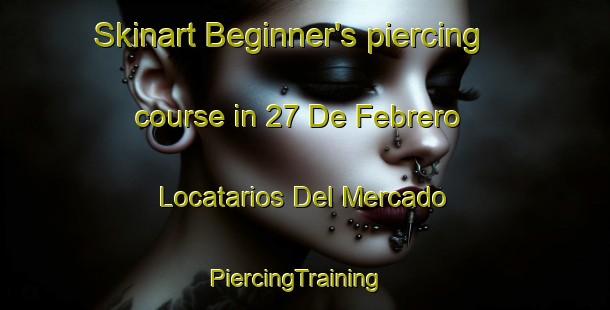 Skinart Beginner's piercing course in 27 De Febrero  Locatarios Del Mercado | PiercingTraining | PiercingClasses | SkinartTraining-Mexico