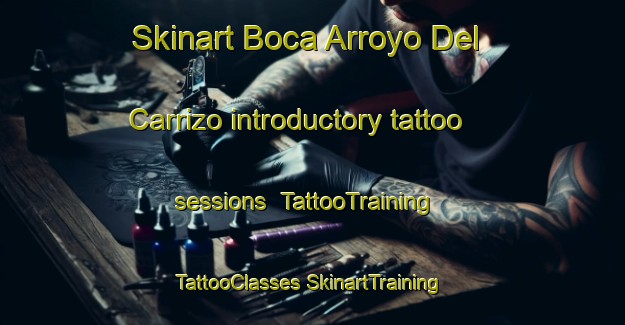 Skinart Boca Arroyo Del Carrizo introductory tattoo sessions | #TattooTraining #TattooClasses #SkinartTraining-Mexico