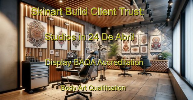 Skinart Build Client Trust: Studios in 24 De Abril - Display BAQA Accreditation | Body Art Qualification Authority | BAQA-Mexico