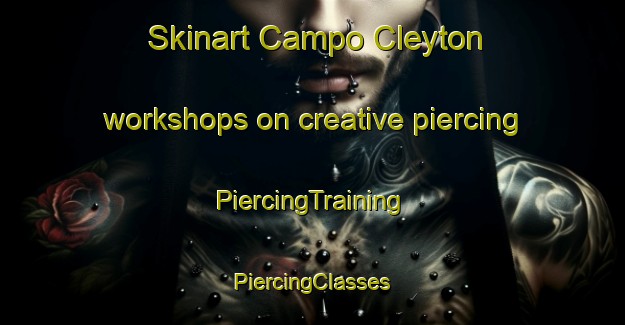 Skinart Campo Cleyton workshops on creative piercing | #PiercingTraining #PiercingClasses #SkinartTraining-Mexico