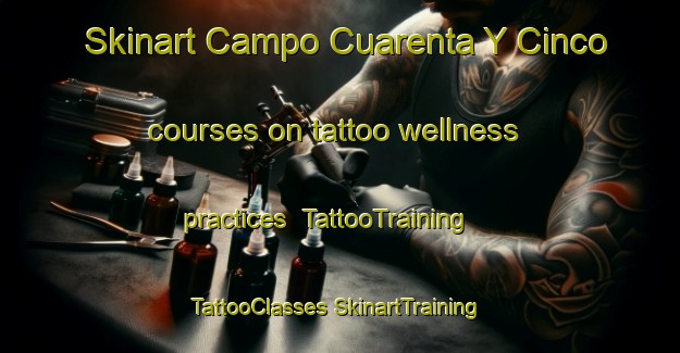 Skinart Campo Cuarenta Y Cinco courses on tattoo wellness practices | #TattooTraining #TattooClasses #SkinartTraining-Mexico