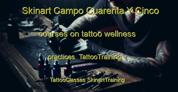 Skinart Campo Cuarenta Y Cinco courses on tattoo wellness practices | #TattooTraining #TattooClasses #SkinartTraining-Mexico