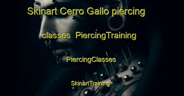 Skinart Cerro Gallo piercing classes | #PiercingTraining #PiercingClasses #SkinartTraining-Mexico