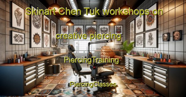 Skinart Chen Tuk workshops on creative piercing | #PiercingTraining #PiercingClasses #SkinartTraining-Mexico