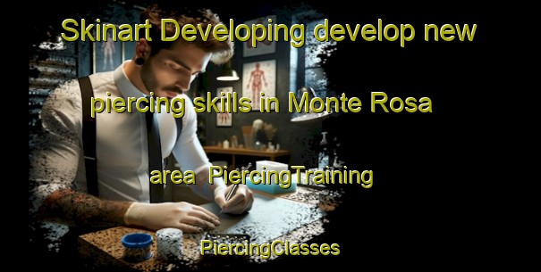 Skinart Developing develop new piercing skills in Monte Rosa area | #PiercingTraining #PiercingClasses #SkinartTraining-Mexico