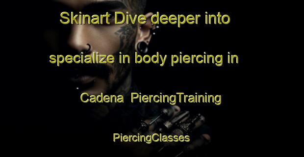 Skinart Dive deeper into specialize in body piercing in Cadena | #PiercingTraining #PiercingClasses #SkinartTraining-Mexico