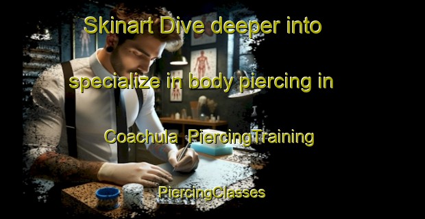 Skinart Dive deeper into specialize in body piercing in Coachula | #PiercingTraining #PiercingClasses #SkinartTraining-Mexico