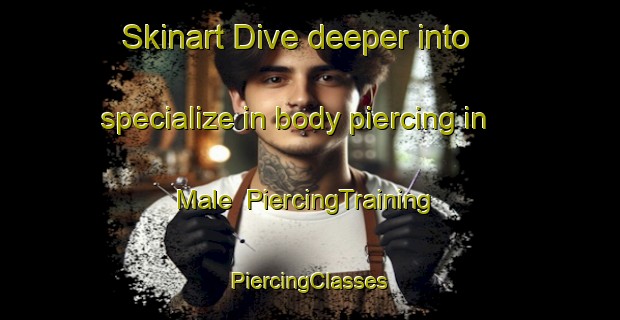 Skinart Dive deeper into specialize in body piercing in Male | #PiercingTraining #PiercingClasses #SkinartTraining-Mexico