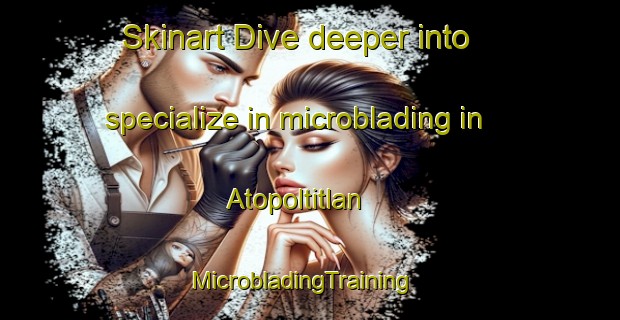 Skinart Dive deeper into specialize in microblading in Atopoltitlan | MicrobladingTraining | MicrobladingClasses | SkinartTraining-Mexico