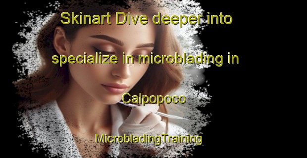 Skinart Dive deeper into specialize in microblading in Calpopoco | MicrobladingTraining | MicrobladingClasses | SkinartTraining-Mexico