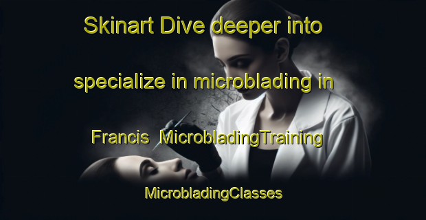 Skinart Dive deeper into specialize in microblading in Francis | #MicrobladingTraining #MicrobladingClasses #SkinartTraining-Mexico