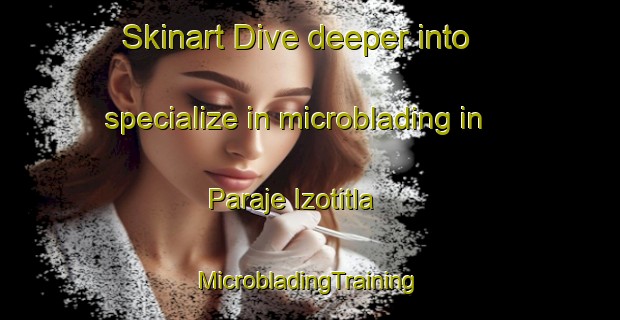 Skinart Dive deeper into specialize in microblading in Paraje Izotitla | #MicrobladingTraining #MicrobladingClasses #SkinartTraining-Mexico