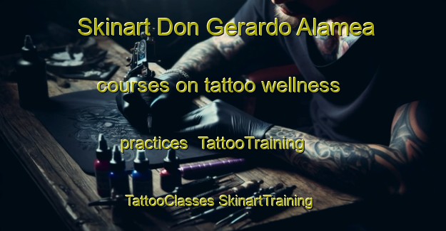 Skinart Don Gerardo Alamea courses on tattoo wellness practices | #TattooTraining #TattooClasses #SkinartTraining-Mexico