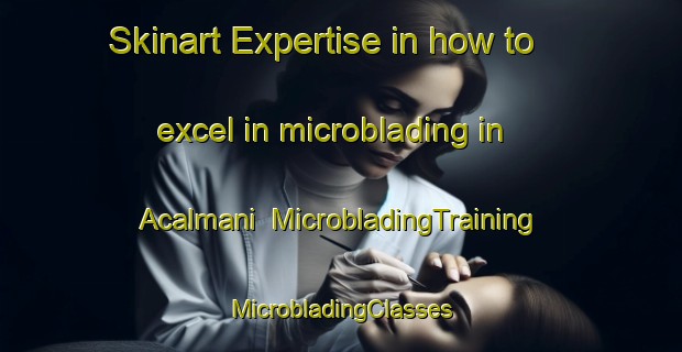 Skinart Expertise in how to excel in microblading in Acalmani | #MicrobladingTraining #MicrobladingClasses #SkinartTraining-Mexico