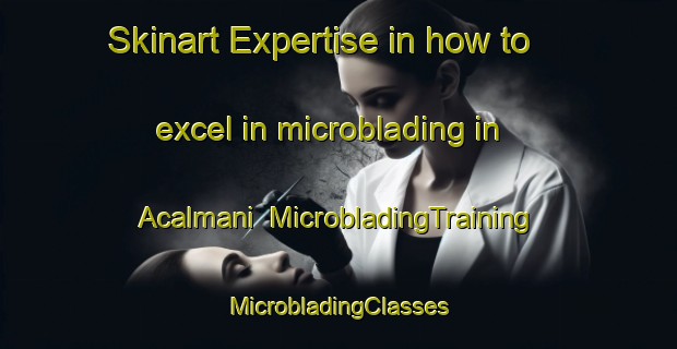 Skinart Expertise in how to excel in microblading in Acalmani | #MicrobladingTraining #MicrobladingClasses #SkinartTraining-Mexico