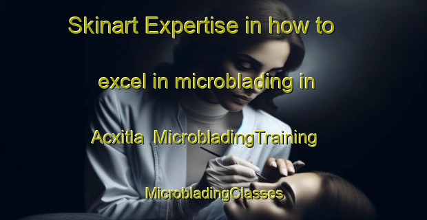 Skinart Expertise in how to excel in microblading in Acxitla | #MicrobladingTraining #MicrobladingClasses #SkinartTraining-Mexico