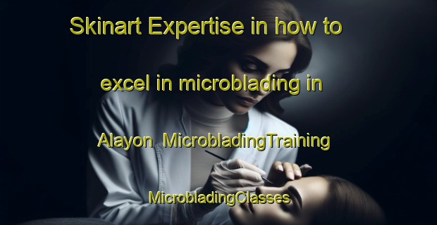 Skinart Expertise in how to excel in microblading in Alayon | #MicrobladingTraining #MicrobladingClasses #SkinartTraining-Mexico