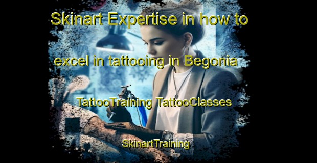 Skinart Expertise in how to excel in tattooing in Begonia | #TattooTraining #TattooClasses #SkinartTraining-Mexico