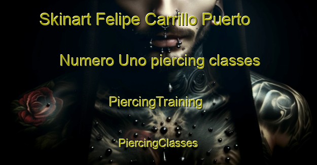 Skinart Felipe Carrillo Puerto Numero Uno piercing classes | #PiercingTraining #PiercingClasses #SkinartTraining-Mexico