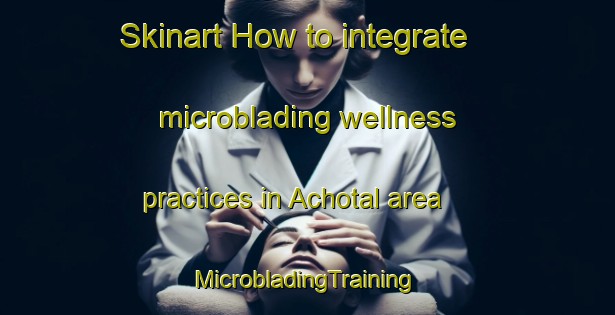 Skinart How to integrate microblading wellness practices in Achotal area | #MicrobladingTraining #MicrobladingClasses #SkinartTraining-Mexico