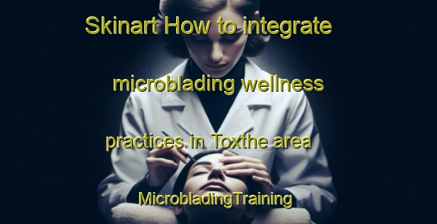 Skinart How to integrate microblading wellness practices in Toxthe area | #MicrobladingTraining #MicrobladingClasses #SkinartTraining-Mexico