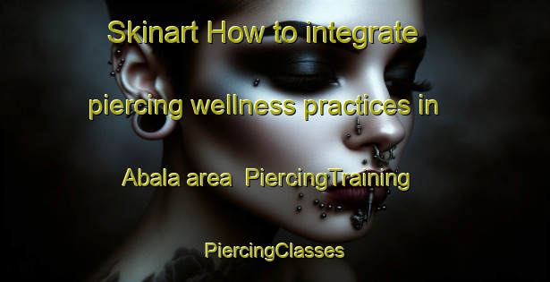 Skinart How to integrate piercing wellness practices in Abala area | #PiercingTraining #PiercingClasses #SkinartTraining-Mexico