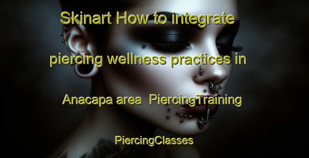 Skinart How to integrate piercing wellness practices in Anacapa area | #PiercingTraining #PiercingClasses #SkinartTraining-Mexico