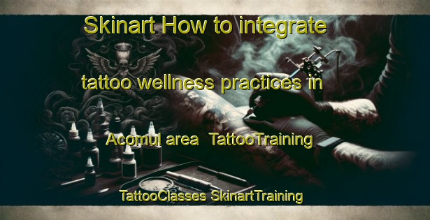 Skinart How to integrate tattoo wellness practices in Acomul area | #TattooTraining #TattooClasses #SkinartTraining-Mexico