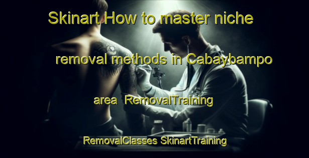 Skinart How to master niche removal methods in Cabaybampo area | #RemovalTraining #RemovalClasses #SkinartTraining-Mexico