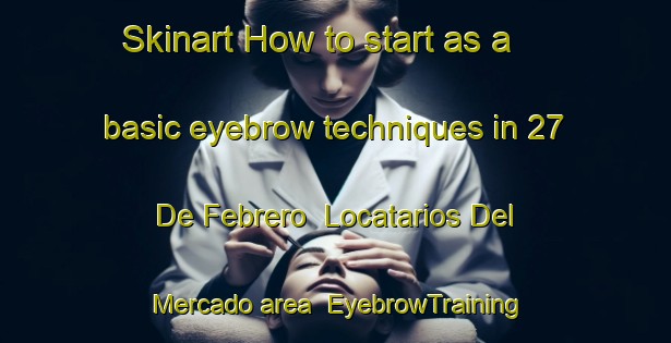 Skinart How to start as a basic eyebrow techniques in 27 De Febrero  Locatarios Del Mercado area | EyebrowTraining | EyebrowClasses | SkinartTraining-Mexico