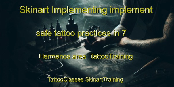 Skinart Implementing implement safe tattoo practices in 7 Hermanos area | #TattooTraining #TattooClasses #SkinartTraining-Mexico