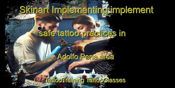 Skinart Implementing implement safe tattoo practices in Adolfo Pena area | #TattooTraining #TattooClasses #SkinartTraining-Mexico