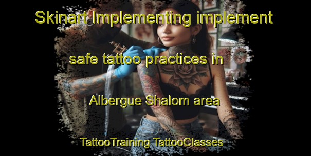 Skinart Implementing implement safe tattoo practices in Albergue Shalom area | #TattooTraining #TattooClasses #SkinartTraining-Mexico