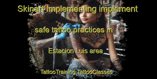 Skinart Implementing implement safe tattoo practices in Estacion Luis area | #TattooTraining #TattooClasses #SkinartTraining-Mexico