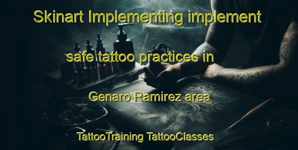 Skinart Implementing implement safe tattoo practices in Genaro Ramirez area | #TattooTraining #TattooClasses #SkinartTraining-Mexico