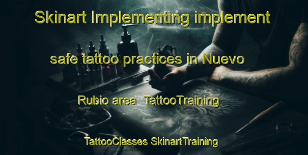 Skinart Implementing implement safe tattoo practices in Nuevo Rubio area | #TattooTraining #TattooClasses #SkinartTraining-Mexico