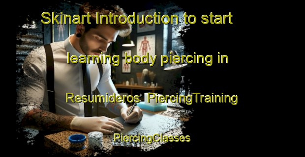 Skinart Introduction to start learning body piercing in Resumideros | #PiercingTraining #PiercingClasses #SkinartTraining-Mexico